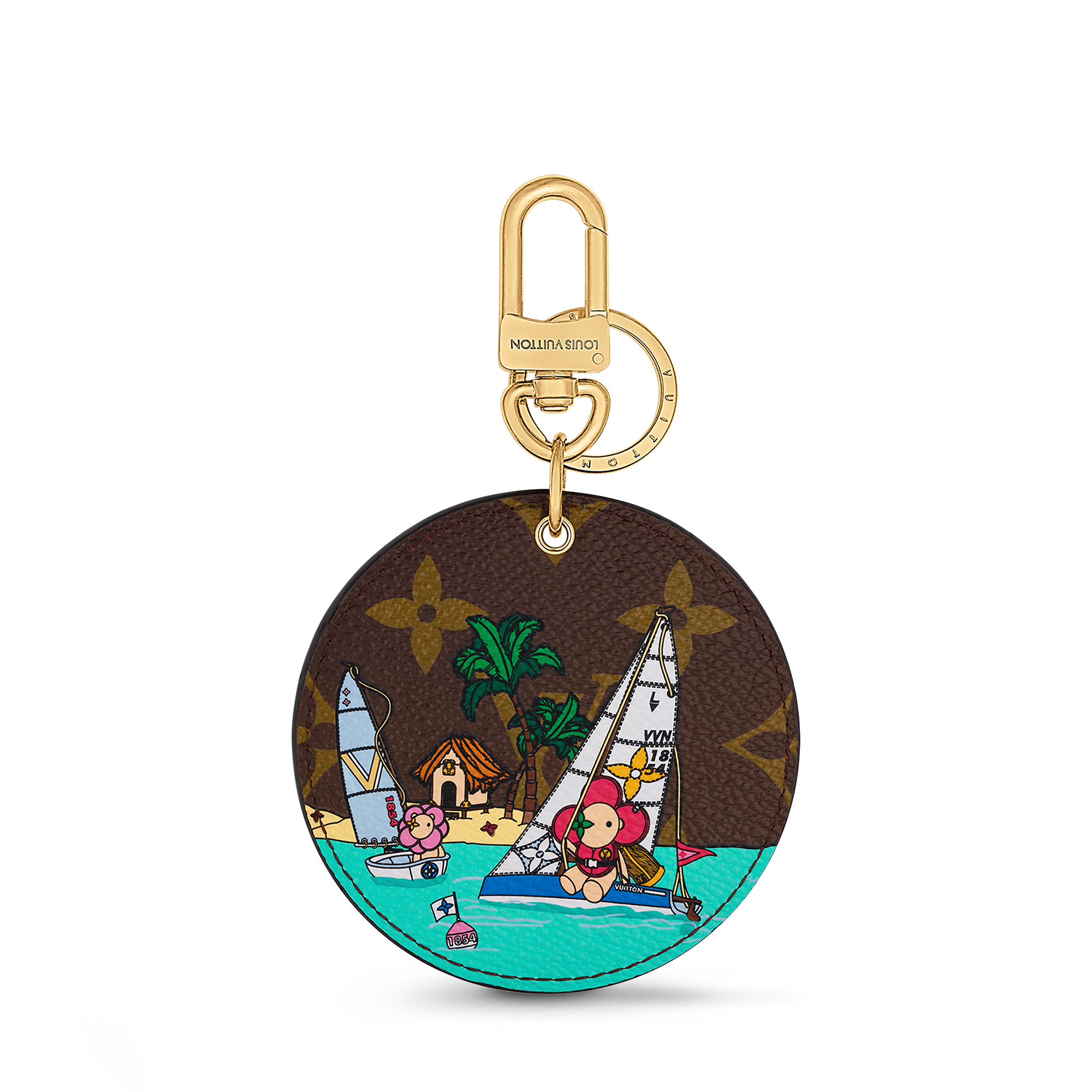 Illustre Vivienne Sail Bag Charm And Key Holder Luxury S00 Brown LOUIS VUITTON
